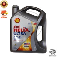 SHELL HELIX ULTRA 5W40 FULLY SYNTHETIC ENGINE OIL (4LITERS)