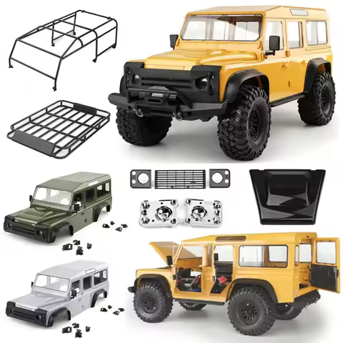 RCDream 5 Door 324mm Wheelbase Body Shell Hard Body Interior for 1/10 RC Crawler Car Traxxas TRX4 De