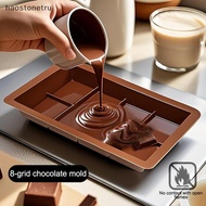 OST  8/12/24 Cells Chocolate Mold DIY Chocolate Bar Silicone Mold For Chocolate Bar Pistachio Candy 