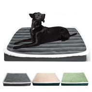 Ultra Plush Deluxe Orthopedic Foam Dog Bed Rectangular Cat Dog Mats / Removable Cover Pet Mattress C