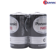 Panasonic Neo ถ่านไฟฉาย พานาโซนิค นีโอ สีดำ (ขนาด C/AA/AAA/9V) ถ่านแมงกานีส ของแท้ 100%