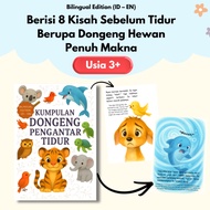 JOLLY KIDS Bedtime Story Book-3 for 3 Year Old Children in Indonesian and English