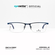 Gọng kính cận nam nữ chính hãng ZAC & CODY B46 kim loại chống gỉ cao cấp nhập khẩu by Eye Center Vie