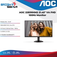 AOC 22B30HM2 21.45" VA Panel Monitor - FHD/100Hz/1ms GTG/1x HDMI/1x VGA