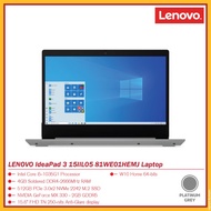 LENOVO IdeaPad 3 15IIL05 81WE01HEMJ Laptop (PLATINUM GREY)