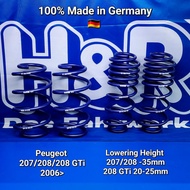 Peugeot 207/208/208 GTi - H&R Sport Springs
