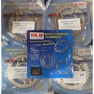 RK-M RKM WAVE125 428 REAR SPROCKET 33T 34T 35T 36T 37T