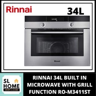 RINNAI RO-M3411-ST 34L COMBI CONVECTION MICROWAVE WITH GRILL FUNCTIONS & 6 MICROWAVE POWER LEVELS