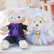 Baby Clothes Replacement Doll House Accessories Clothing 50CM Star Dewbell 30CM Lena Replacement Clothing Plush Teddy Bear Clothes Wedding Suit Lace Skirt