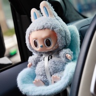 Labubu Seat, Labubu Doll Car Air Outlet Safety Seat, Plush Style