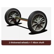 Trash Can Wheels Trash Bin Wheel Garbage Bin Wheel For 30L/50L/100L/120L / 240L Trash Bin