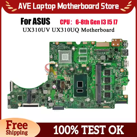 UX310UA Laptop Motherboard For ASUS UX310UFR U3000U UX310UAK UX310UV UX310UQR UX310UQK RX310U UX310U