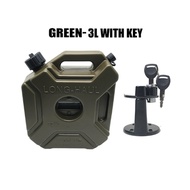 【original】 3l/5l Green Anti-Static Jerry Can Fuel Pack Motorcycle Fuel Petrol Cans Petrol Storage Ga