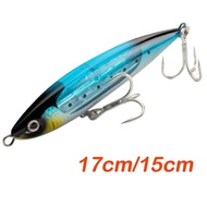 15cm 17cm Floating Water Big Pencil Bait 70g102g Deep Sea Boat Fishing Wave Lying Bait Golden Gun Ba
