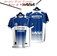Pahang Mammoth 2026 Baju Jersey Lelaki Lengan Pendek Retro Collar Full Sublimation Microfiber Jersi 