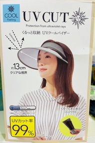 🇯🇵 日本 Cool Feeling UV CUT 可收納/可折抗UV涼感防曬帽/隔絕 99% UV