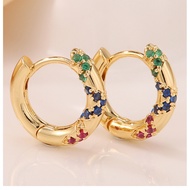 Micro Inlaid Zircon Earrings Diamond Earrings Earrings Earrings Not Ladies C-Shaped Diamond Earrings