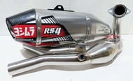 ท่อสูตร ท่อแต่ง Yoshimura RS4 ตรงรุ่น CRF 300 L RALLY (พร้อมส่งในไทย) ดำ One