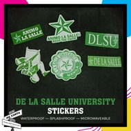 WATERPROOF SCHOOL INSPIRED STICKER PACK DE LA SALLE UNIVERSITY DLSU
