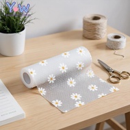 YANGWEN Flower Kitchen Cabinet Mat Reusable Drawer Mat Kitchen Dining Table Mat Insulation Mat Water