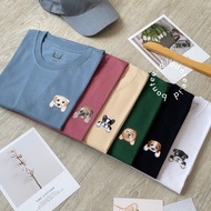 DOGGO VOL. 1 EDITION - Premium Cute Dog Motif Patch Embroidered Top T-shirt - Short Sleeve Men Women