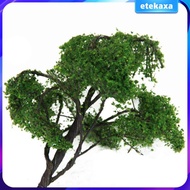 [Etekaxa] Green Model Elm Tree for Railroad Park Scenery Landscape Layout 4.72 Inch HO