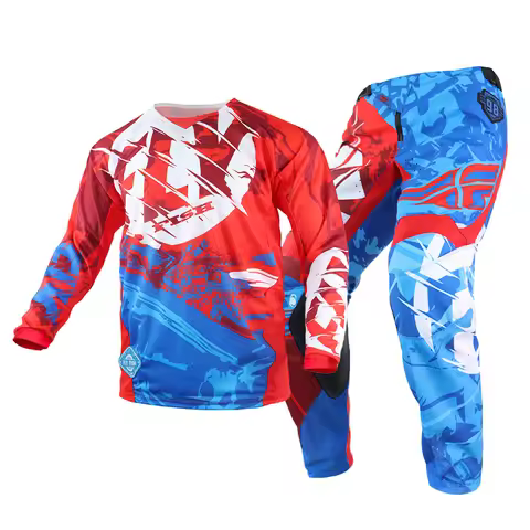 NEW Fly Fish Motocross Kinetic Outlaw Jersey Pant Combo Set MX Riding Gear MX/ATV Racing Suit