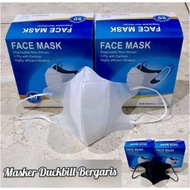 Termurah MASKER DUCKBILL GARIS ISI 50PCS MURAH/ MASKER DUCKBILL 1BOX