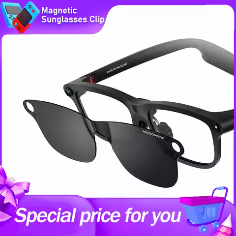 INMO GO3 Accessories Portable Glasses Case Custom Magnetic Sunglasses Clip‑On Protective Storage Box