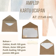 ENVELOPE FOR GREETING CARDS A7 VINTAGE ENVELOPE / INVITATION ENVELOPE / KRAF / VINTAGE