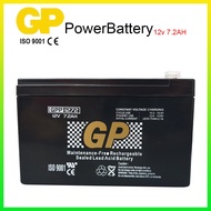 GENUINE GP 12V 7.2Ah BATTERY Rechargeable Sealed Lead Acid Battery - GPP1272