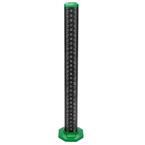 AB46-Household Tile Measuring Tool Ruler 15/30Cm Magnetic Height Gauge Tile Leveling Height Ruler Co