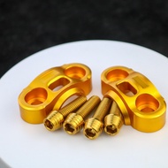 Handlebar Cover + Nut (Gold Color + Gold Nut) Model Msx