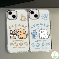 COD-Case For Couples Puppies Iphone 7 8 X 11 12 13 14 15tpu Phone Case Metal Photo Frame Transparent