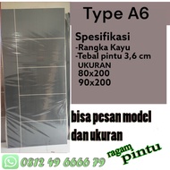 pintu rumah+kusen aluminium