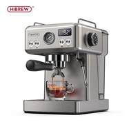 HiBREW 19Bar Semi Automatic Espresso Machine Temperature Adjustable 58mm Portable Filter Coffee Machine