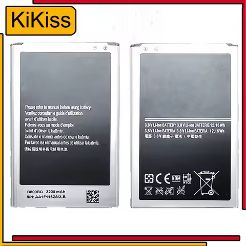 B800BC B800BU B800BE Battery 3200Mah For Samsung Galaxy Note 3 Note3 SM N900 N9002 N9005 N900A N900F