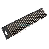 Zone 24Pcs Guitar Fret Wires 2.7mm 24 Frets Stainless Steel Fretwire Set for Guitar