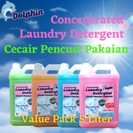 Liquid Laundry Detergent Sabun Pencuci Baju DOLPHIN Laundry Detergent  洗衣液 5L [Ready Stock]