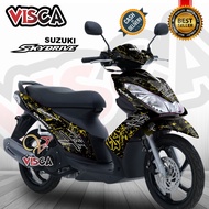 Decal Skydrive 125 Full Body Stiker Skydrive 125 Full Body Striping Skydrive 125 HAYABUSA
