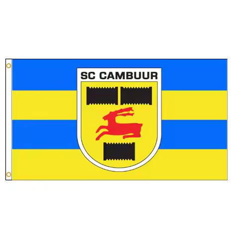 90x150cm 3x5fts Netherlands SC Cambuur Leeuwarden Flag