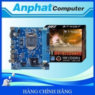 Main Motherboard T-WOLF H61 (VGA/ HDMI/ SSD M.2 PCIe standard) Socket LGA1155 - Genuine Product -