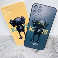 Kaws printed square border iphone case for iphone 6/6p/7/7p/8/8p/x/xs/xsm/11/11p/11pm/12/12p/12pm