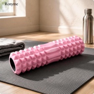 Ronyme Ridged Foam Roller Solid Solid Interior Pink Foam Roller Exercise Gear Textured Cylindrical
