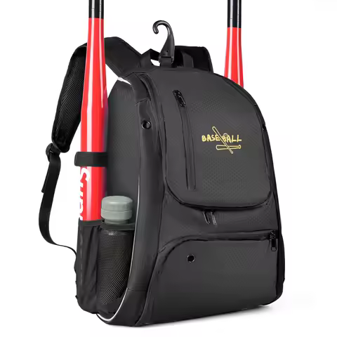 Baseball Bag Softball Bag Waterproof Backpack Bag Shoulder Sport Bag Youth Boy Girl Adult Fence Hook