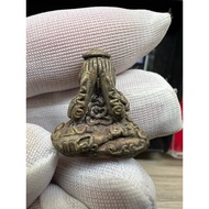 Phra Pidta 比打 Lp Dam 龙婆丹 Wat Mai Napparam 佛历BE 2539 Nur nawa whan 九宝铜溶制,底部圣料 Ori box 原装庙盒