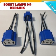 H4 Ceramic Lamp Socket/ H4 Lamp Socket/ Sealbeam Lamp Socket H4 Socket