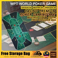 【In stock】Premium Texas Poker Mat Casino Poker Table Mat 3mm Thickness Texas Holdem Mat High Quality