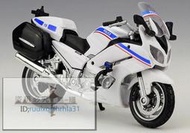 【Maisto精品車模】Yamaha FJR1300A 藍白色 山葉摩托車 重型機車模型 尺寸1/18