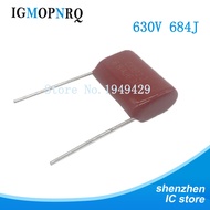 New 10PCS/Lot CBB capacitor 684 630V 684J 0.68UF 680NF P20 630V684J CL21 Metallized Polypropylene Fi